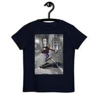 Image 3 of Joker Skateboarding KiSS Organic cotton kids t-shirt - Batman Inspired Heath Ledger Christian Bale