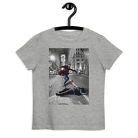Image 4 of Joker Skateboarding KiSS Organic cotton kids t-shirt - Batman Inspired Heath Ledger Christian Bale