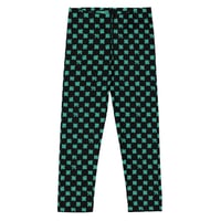 Image 1 of Scribble Checkerboard Kid's Leggings - All over print