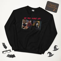 Image 2 of You Hang Up KiSS Unisex Sweatshirt - Friends Scream Ross Rachel Tv Movie Edit Halloween