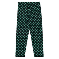 Image 4 of Scribble Checkerboard Kid's Leggings - All over print