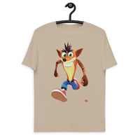 Image 2 of Crash Bandicoot KiSS Unisex organic cotton t-shirt - Gaming Retro gamer