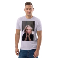 Image 1 of Marilyn Monroe Tattooed KiSS Unisex organic cotton t-shirt - Inked Sleeve Tattooist