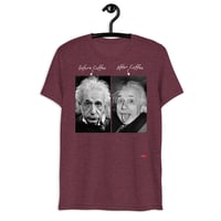 Image 5 of Albert Einstein Coffee KiSS Short sleeve t-shirt - Funny before and after