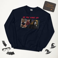 Image 4 of You Hang Up KiSS Unisex Sweatshirt - Friends Scream Ross Rachel Tv Movie Edit Halloween