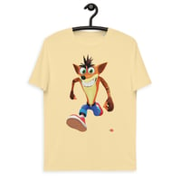 Image 4 of Crash Bandicoot KiSS Unisex organic cotton t-shirt - Gaming Retro gamer