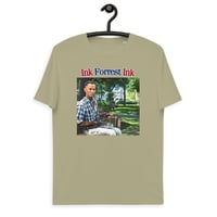 Image 5 of Forrest Tattooed KiSS Unisex organic cotton t-shirt - Bubba Gump Run Tom Hanks