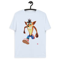 Image 5 of Crash Bandicoot KiSS Unisex organic cotton t-shirt - Gaming Retro gamer