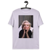 Image 3 of Marilyn Monroe Tattooed KiSS Unisex organic cotton t-shirt - Inked Sleeve Tattooist