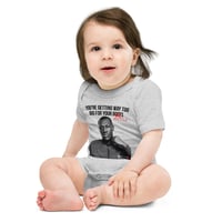 Image 1 of Big For Your Bottle KiSS Baby Bodysuit - Stormzy Milk Cute Gift