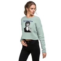 Image 3 of Leonardo DiCappuccino KiSS Crop Sweatshirt - Gatsby Titanic Coffee Leo