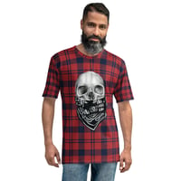 Image 1 of Tartan Skull KiSS Men's t-shirt - Unique Skulls