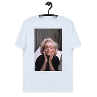 Image 4 of Marilyn Monroe Tattooed KiSS Unisex organic cotton t-shirt - Inked Sleeve Tattooist