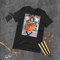 Image 3 of Toys Vs Chucky KiSS Unisex t-shirt - Toy Story Inspired Horror Halloween Edit