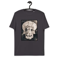 Image 2 of Astronaut Skull KiSS Unisex organic cotton t-shirt - Space Skulls Earth Moon