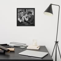 Image 3 of Frank Sinatra, James Dean, Elvis Presley KiSS Framed poster - Tattooist Shop Unique home decor