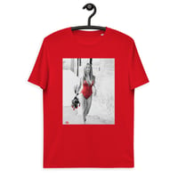 Image 3 of Jennifer Aniston Unisex organic cotton t-shirt - Red 90s 00s Friends Rachel Green