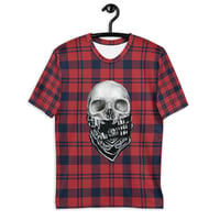 Image 2 of Tartan Skull KiSS Men's t-shirt - Unique Skulls