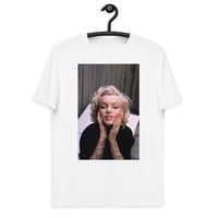 Image 5 of Marilyn Monroe Tattooed KiSS Unisex organic cotton t-shirt - Inked Sleeve Tattooist