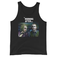 Image 1 of Beetlejuice Joker KiSS Unisex Tank Top - The Morning After Funny