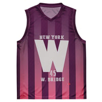 Image 1 of Williamsburg KiSS Recycled unisex basketball jersey - New York Coastguard District