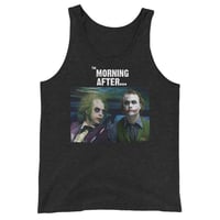 Image 3 of Beetlejuice Joker KiSS Unisex Tank Top - The Morning After Funny