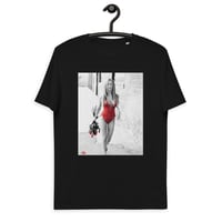 Image 5 of Jennifer Aniston Unisex organic cotton t-shirt - Red 90s 00s Friends Rachel Green
