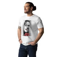 Image 3 of Here's Joker KiSS Unisex organic cotton t-shirt - Jack Nicholson Johnny The Shining Axe