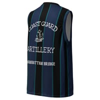 Image 3 of New York KiSS Recycled unisex basketball jersey - Manhattan Bridge Coastguard 31 District