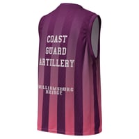 Image 4 of Williamsburg KiSS Recycled unisex basketball jersey - New York Coastguard District