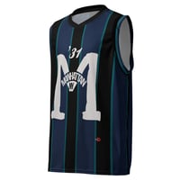 Image 4 of New York KiSS Recycled unisex basketball jersey - Manhattan Bridge Coastguard 31 District