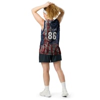 Image 3 of Liberty 86 KiSS Recycled unisex basketball jersey - Tattooed Inked Art USA