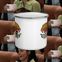 Image 2 of Friends Central Jolt Coffee KiSS Enamel Mug - Central Perk Inspired - TV show Cup