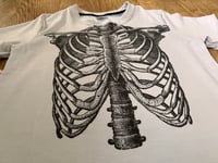 Image 5 of Ribcage KiSS KIDS T-Shirt - Skeleton - Bones Grunge