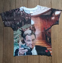 Image 2 of Leonardo DiCaprio: Gatsby/Titanic KiSS KiDS All Over T-Shirt - Jack Dawson Jay Gatsby - Movies