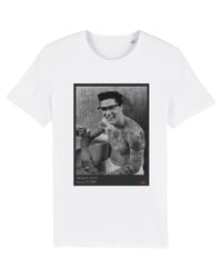 Image 3 of Elvis Tattooed KiSS T-Shirt -Presley - The King 50s - Rock N Roll - Jailhouse Rock