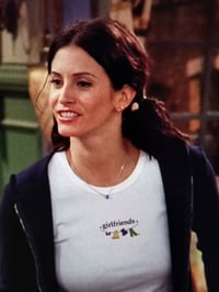 Image 5 of Monica Geller KiSS T-Shirt - Girlfriends - Friends Inspired Replica Season 5 Courtney Xo