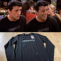 Image 1 of Greenwich KiSS Long Sleeved T-Shirt - New York The Village - Joey Tribbiani Friends