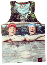 Image 2 of Step Brothers KiSS Vest - Will Ferrell John C Reilly funny - Gift Movie fan - shark week