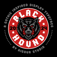 Image 3 of Black Hound Font
