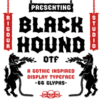 Image 1 of Black Hound Font