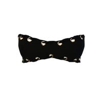 Image 1 of HMBD BLACK EYELETS BANDEAU BRA