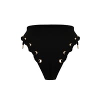 Image 4 of HMBD BLACK EYELETS HIGH BOTTOM