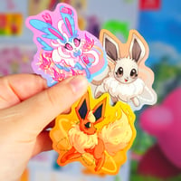 Image 1 of Eeveelution Stickers