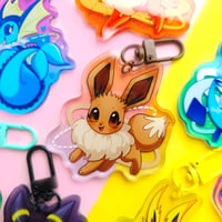 Image 1 of Eeveelution Keychains