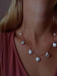 Image 1 of O-shape Pearl Necklace