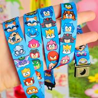 Image 1 of Sonic Heads Lanyard