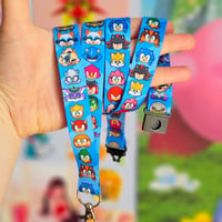 Image 2 of Sonic Heads Lanyard