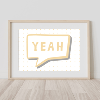 Image 5 of Speech Bubble Personalised Print