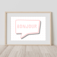 Image 6 of Speech Bubble Personalised Print